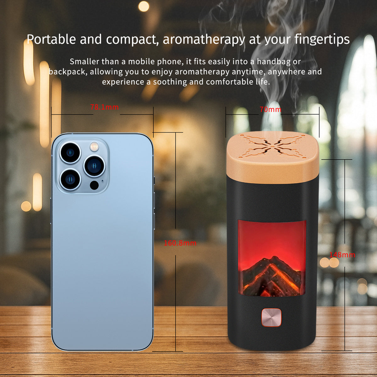 Portable Electric Incense Burner - مبخرة بخور فورية الكترونية  قابلة للشحن